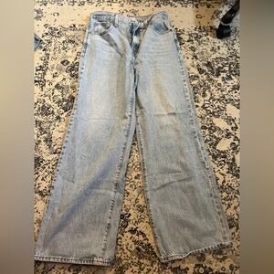 Custom Pink button, tag, backside Levi's Straight Leg Women's Jeans size 30